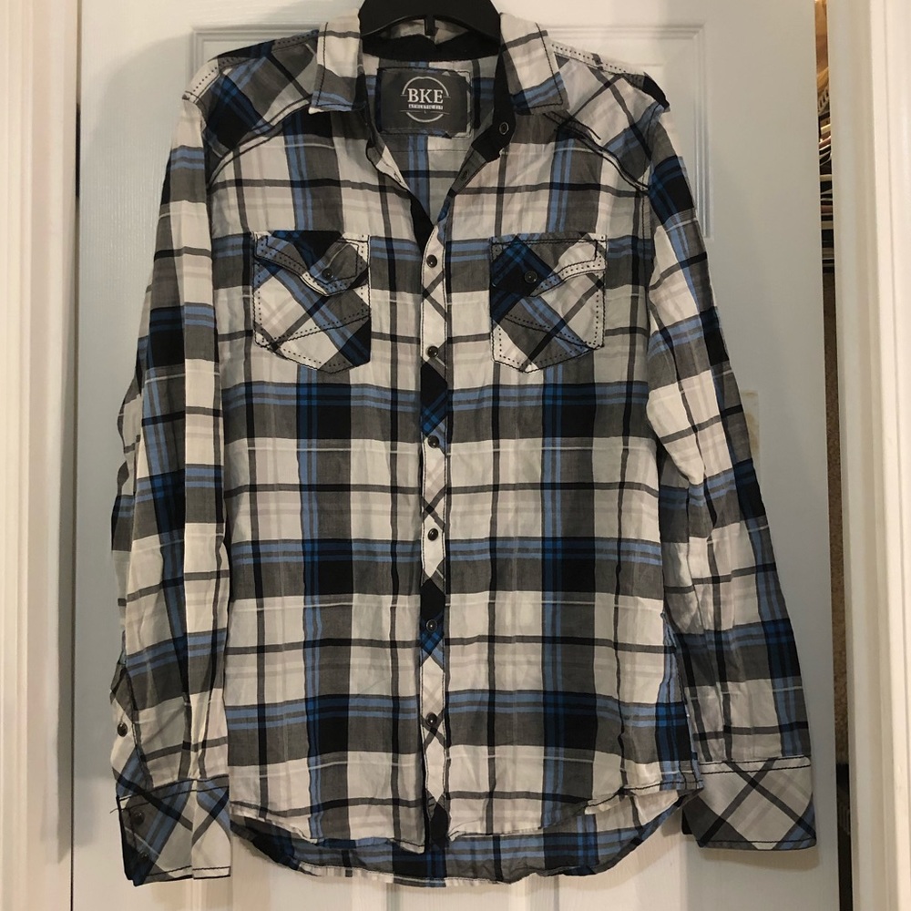 Two Men’s Flannels